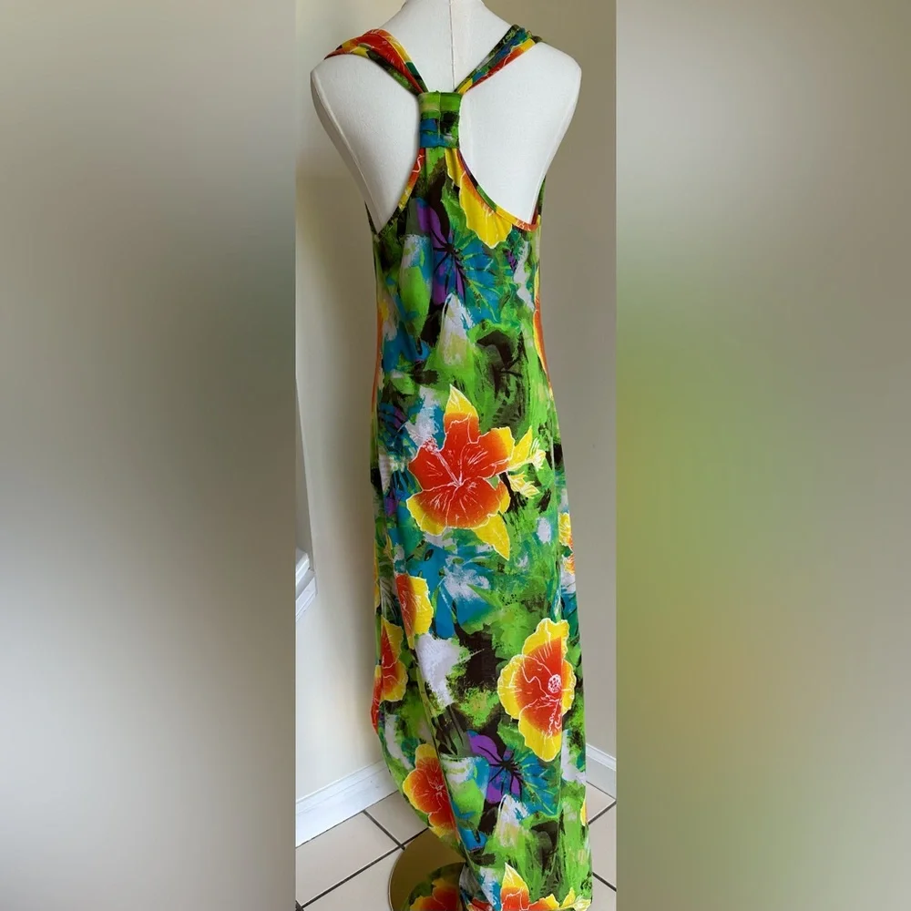 Tropical Print Sundress- Large - Picture 2 of 8